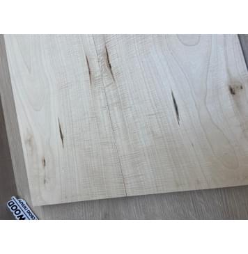 Клён Белый Явор, Волнистый заготовка на топ Смешанный АА Волна АА 20х193х605 мм - 2 шт (книжкой) Уценка-потемнения-6