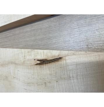 Клён Белый Явор, Волнистый заготовка на топ Смешанный АА Волна АА 20х193х605 мм - 2 шт (книжкой) Уценка-потемнения-12