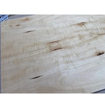 Клён Белый Явор, Волнистый заготовка на топ Смешанный АА Волна АА 20х193х605 мм - 2 шт (книжкой) Уценка-потемнения-19