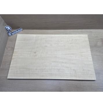 Клён Белый Явор, Волнистый заготовка на топ Радиал АА Волна ААА 18.7х194х635 мм - 2 шт (книжкой) Уценка-потемнения-13