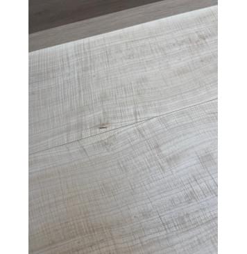 Клён Белый Явор, Волнистый заготовка на топ Радиал АА Волна ААА 18.7х194х635 мм - 2 шт (книжкой) Уценка-потемнения-11