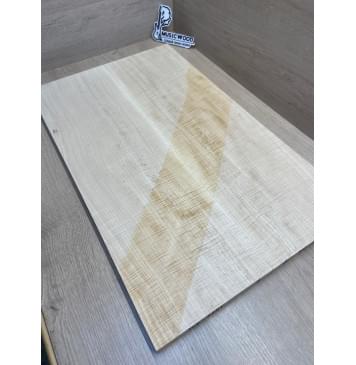 Клён Белый Явор, Волнистый заготовка на топ Радиал АА Волна ААА 18.7х194х635 мм - 2 шт (книжкой) Уценка-потемнения-14