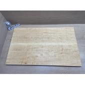 Клён Белый Явор, Волнистый заготовка на топ Радиал АА Волна ААА 18.7х194х635 мм - 2 шт (книжкой) Уценка-потемнения