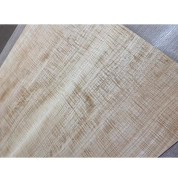 Клён Белый Явор, Волнистый заготовка на топ Радиал АА Волна ААА 18.7х194х635 мм - 2 шт (книжкой) Уценка-потемнения-21