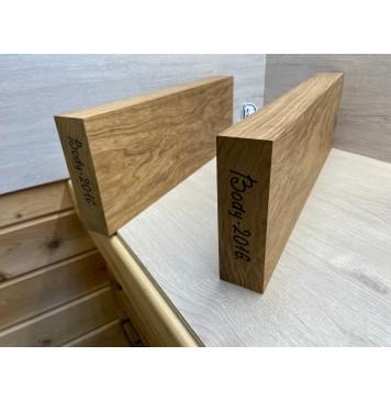 Корина (Лимба-Офрам) Печёная 180гр заготовка корпуса Тангент ААА 52х174х545-495 мм - 2 шт, 596 кг/м3 (присутствуют червоточины) Корина (Лимба-Офрам) Печёная 180гр заготовка корпуса Тангент ААА 52х174х545-495 мм - 2 шт, 596 кг/м3 (присутствуют червоточины)-1