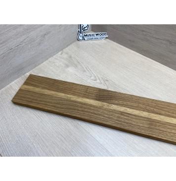 Корина (Лимба-Офрам) Печёная 180гр заготовка для грифа электрогитары Смешанный ААА 20х(48-15-48)х720 мм - из 3х частей-4