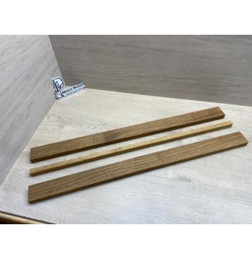 Корина (Лимба-Офрам) Печёная 180гр заготовка для грифа электрогитары Смешанный ААА 20х(48-15-48)х720 мм - из 3х частей-3