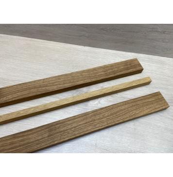 Корина (Лимба-Офрам) Печёная 180гр заготовка для грифа электрогитары Смешанный ААА 20х(48-15-48)х720 мм - из 3х частей-7