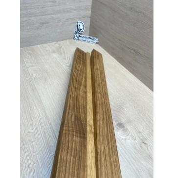 Корина (Лимба-Офрам) Печёная 180гр заготовка для грифа электрогитары Смешанный ААА 20х(48-15-48)х720 мм - из 3х частей-6