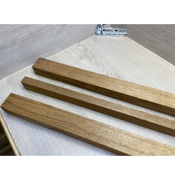 Корина (Лимба-Офрам) Печёная 180гр заготовка для грифа электрогитары Радиал АА 40х(48-22-48)х710 мм - из 3х частей-11