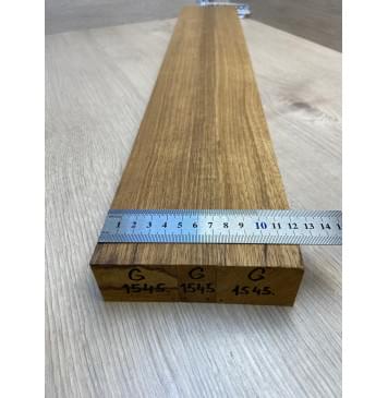 Корина (Лимба-Офрам) Печёная 180гр заготовка для грифа электрогитары Радиал АА 40х(48-22-48)х710 мм - из 3х частей-3