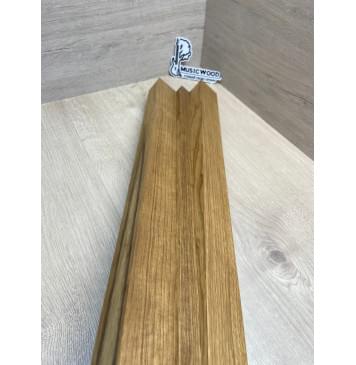 Корина (Лимба-Офрам) Печёная 180гр заготовка для грифа электрогитары Радиал АА 40х(48-22-48)х710 мм - из 3х частей-5