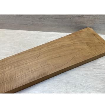 Клён Волнистый Печёный 180гр заготовка грифа для бас-гитары Смешанный АА Волна АА 41х140-83х895 мм-3