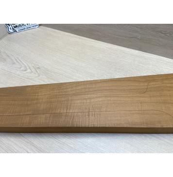 Клён Волнистый Печёный 180гр заготовка грифа для бас-гитары Смешанный АА Волна АА 41х140-83х895 мм-4