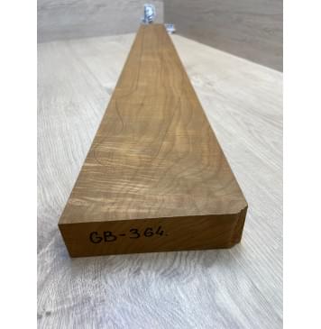 Клён Волнистый Печёный 180гр заготовка грифа для бас-гитары Смешанный АА Волна АА 41х140-83х895 мм-5