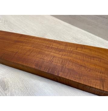 Клён Волнистый Печёный 180гр заготовка грифа для бас-гитары Смешанный АА Волна АА 41х140-83х895 мм-12