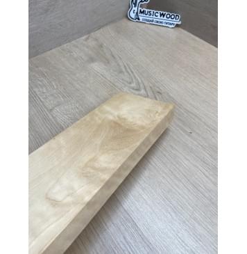 Берёза Пламенная Универсальная заготовка Смешанный ААА Волна А 24.5х103х402 мм-5