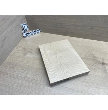 Клён Белый Явор, Волнистый Универсальная заготовка Тангент АА Волна АА 30х196х250 мм-0