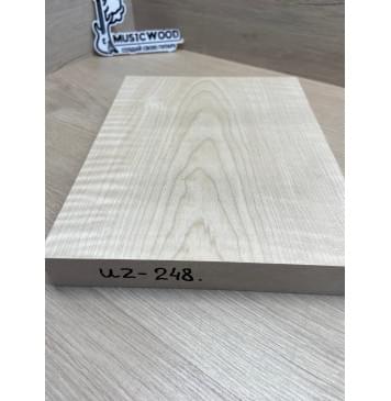 Клён Белый Явор, Волнистый Универсальная заготовка Тангент АА Волна АА 30х196х250 мм-1