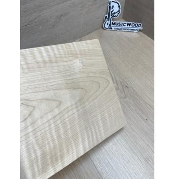 Клён Белый Явор, Волнистый Универсальная заготовка Тангент АА Волна АА 30х196х250 мм-5