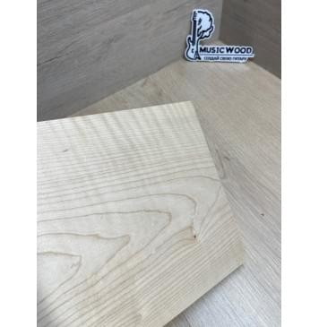 Клён Белый Явор, Волнистый Универсальная заготовка Тангент АА Волна АА 30х196х250 мм-4