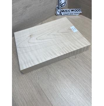 Клён Белый Явор, Волнистый Универсальная заготовка Тангент АА Волна АА 30х196х250 мм-6