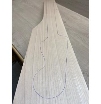 Клён Белый заготовка грифа для бас-гитары Смешанный ААА 25.5х138х915 мм-7