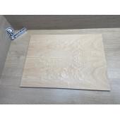 Клён Белый Явор, Волнистый заготовка на топ Тангент ААА Волна АА 9х195х530 мм - 2 шт (книжкой)