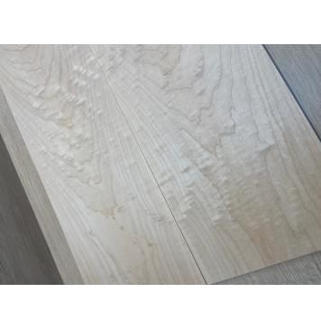 Клён Белый Явор, Волнистый заготовка на топ Тангент ААА Волна АА 9х195х530 мм - 2 шт (книжкой)-3