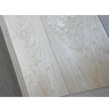 Клён Белый Явор, Волнистый заготовка на топ Тангент ААА Волна АА 9х195х530 мм - 2 шт (книжкой)-8