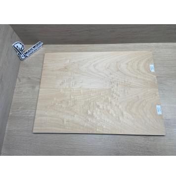 Клён Белый Явор, Волнистый заготовка на топ Тангент ААА Волна АА 9х195х530 мм - 2 шт (книжкой)-10