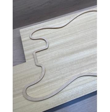 Абаши заготовка корпуса Радиал ААА 45.5х178х530-455 мм, 2 шт, 351 кг/м3-4