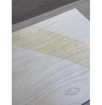 Клён Белый Явор, Волнистый заготовка на топ Смешанный ААА Волна АА 18х181х540 мм - 2 шт (книжкой) Уценка-потемнения с обратной стороны-12