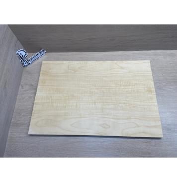 Клён Белый Явор, Волнистый заготовка на топ Смешанный ААА Волна АА 18х181х540 мм - 2 шт (книжкой) Уценка-потемнения с обратной стороны-0