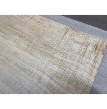 Клён Белый Явор, Волнистый заготовка на топ Радиал АА Волна ААА 19х187х550 мм - 2 шт (книжкой) Уценка-потемнения-20