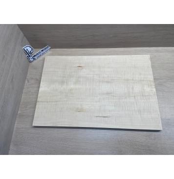 Клён Белый Явор, Волнистый заготовка на топ Радиал А Волна ААА 20х184х545 мм - 2 шт (книжкой) Уценка-потемнения-2