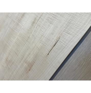 Клён Белый Явор, Волнистый заготовка на топ Радиал А Волна ААА 20х184х545 мм - 2 шт (книжкой) Уценка-потемнения-3