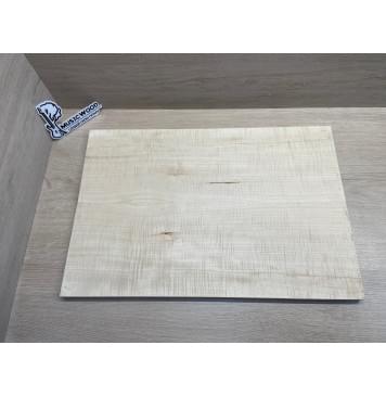 Клён Белый Явор, Волнистый заготовка на топ Радиал А Волна ААА 20х184х545 мм - 2 шт (книжкой) Уценка-потемнения-8