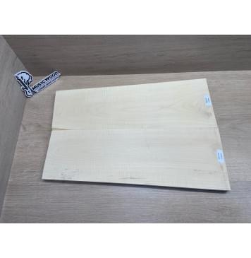 Клён Белый Явор, Волнистый заготовка на топ Тангент АА Волна А 19х180-145х505 мм - 2 шт (книжкой) -12