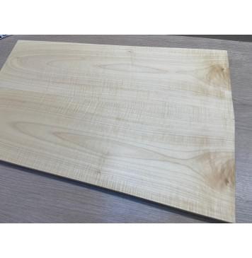 Клён Белый Явор, Волнистый заготовка на топ Тангент АА Волна А 19х180-145х505 мм - 2 шт (книжкой) -15