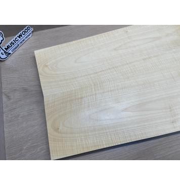 Клён Белый Явор, Волнистый заготовка на топ Тангент АА Волна А 19х180-145х505 мм - 2 шт (книжкой) -18