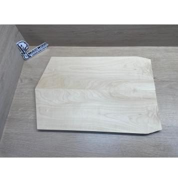 Клён Белый Явор, Волнистый заготовка на топ Смешанный ААА Волна А 19х170х500-460 мм - 2 шт (книжкой)-2