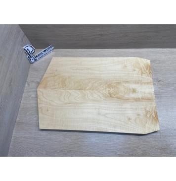 Клён Белый Явор, Волнистый заготовка на топ Смешанный ААА Волна А 19х170х500-460 мм - 2 шт (книжкой)-0