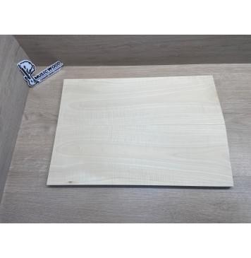 Клён Белый Явор, Волнистый заготовка на топ Тангент АА Волна А 18х173х500-495 мм - 2 шт (книжкой) -2