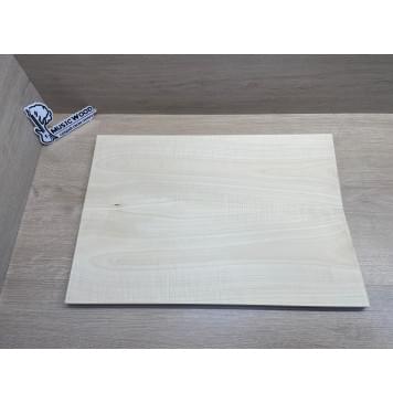 Клён Белый Явор, Волнистый заготовка на топ Тангент АА Волна А 18х173х500-495 мм - 2 шт (книжкой) -10