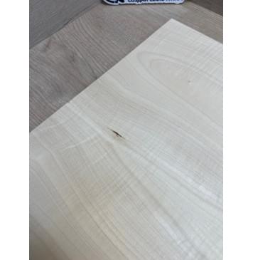 Клён Белый Явор, Волнистый заготовка на топ Тангент АА Волна А 18х173х500-495 мм - 2 шт (книжкой) -9