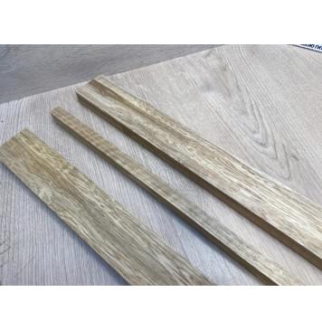 Корина Белая (Лимба-Офрам) Волнистая заготовка для грифа электрогитары Смешанный ААА Волна А 22х(50-16-50)х765 мм - из 3х частей-14