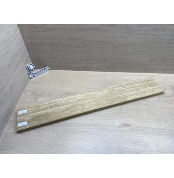 Корина Белая (Лимба-Офрам) Волнистая заготовка для грифа электрогитары Смешанный ААА Волна А 22х(50-16-50)х765 мм - из 3х частей-13