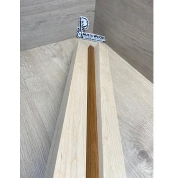 Клен Белый/Клён Печёный 180гр заготовка для переклеенного грифа электрогитары Смешанный АА 29х(45.5-19-45.5)х705 мм - из 3х частей-6