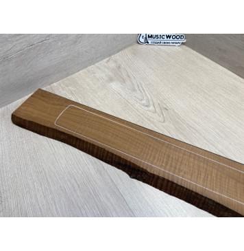 Клён Волнистый Печёный 180гр заготовка для грифа электрогитары Радиал А Волна ААА 22х87-75х755 мм (присутствуют сучки)-5